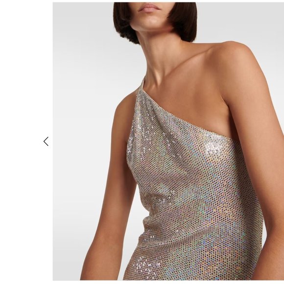 Elegant Silver Backless Dress - Picture 4 of 12